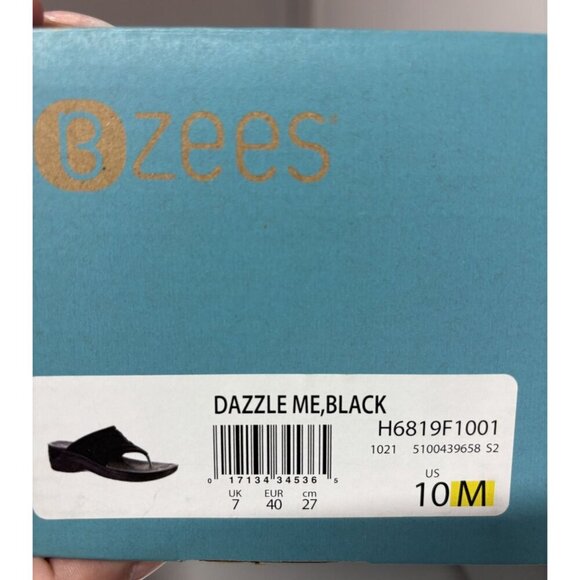 BZEES / Dazzle Me / Cloud Technology / Black / Platform Sandals / With Comfort - Picture 9 of 9